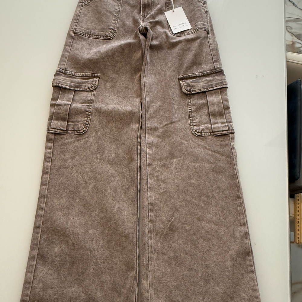Women's Boot Cut Flare Pants - Brown